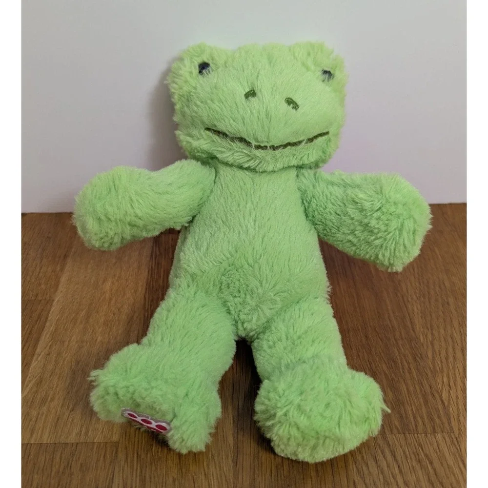 Build-A-Bear Frog Plush Stuffed Animal Green Friendly Froggie Buddies Small fry